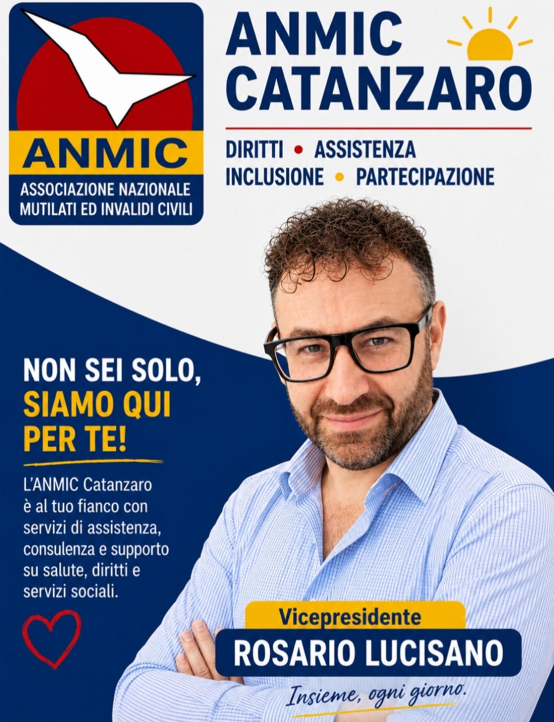 Rosario Lucisano, vicepresidente ANMIC Catanzaro